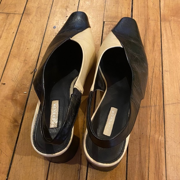 Topshop 2-tone pleather heels - Picture 2 of 7